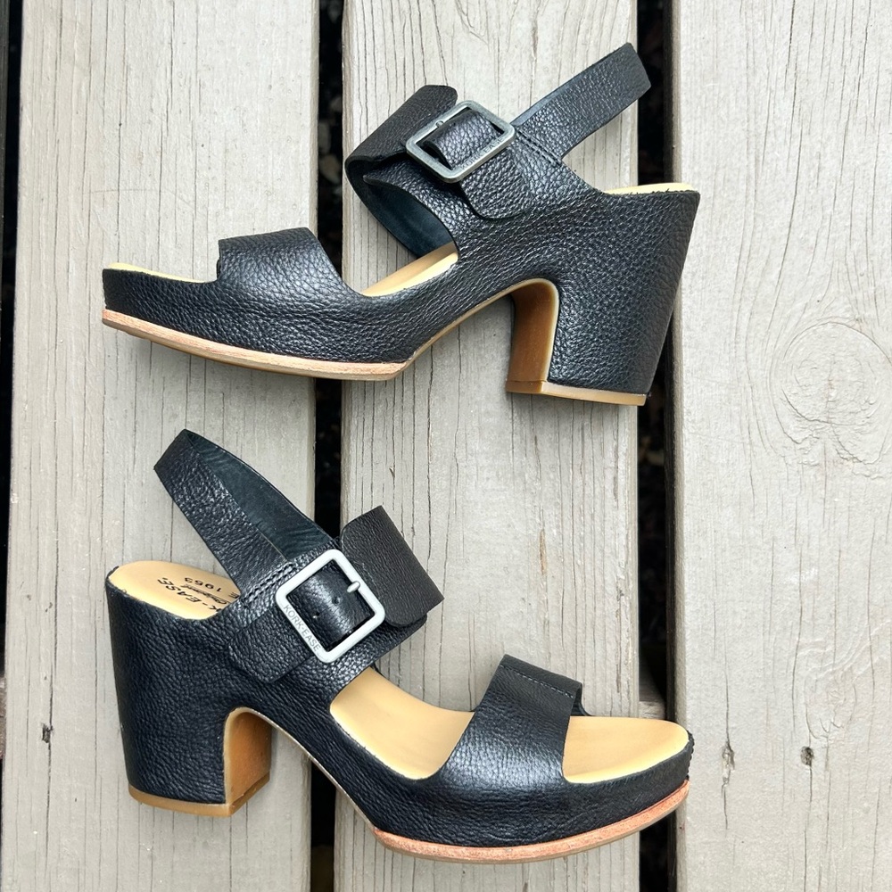 Carlos Black Kork Ease San Carlos Kork-Ease San Carlos Platform Sandal